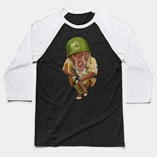 G. I. Pit Bull Terrier Baseball T-Shirt